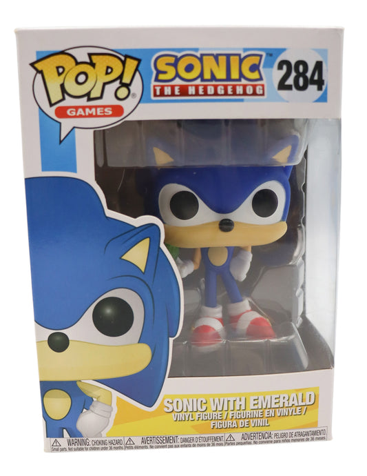 Funko Pop! Vinyl Sonic The Hedgehog Sonic With Emerald #284