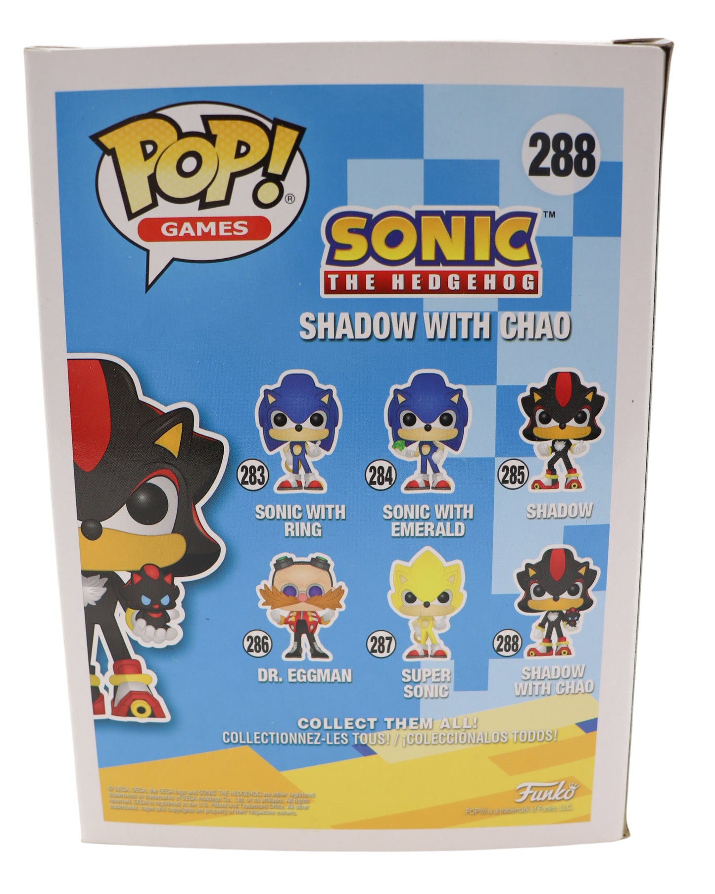 Funko Pop! Vinyl Sonic The Hedgehog Shadow With Chao #288