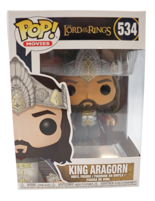 Funko Pop! Vinyl Lord Of The Rings King Aragorn #534