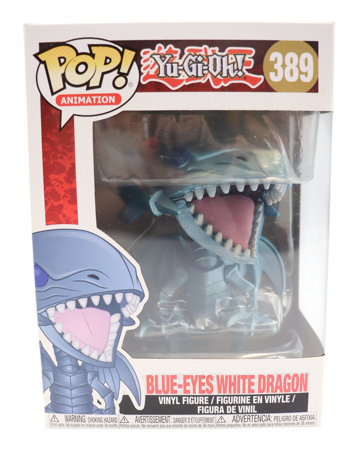 Funko Pop! Vinyl Yu-Gi-Oh Blue-Eyes White Dragon #389