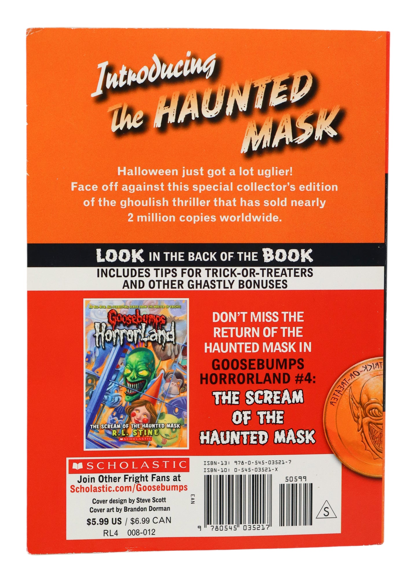 Goosebumps The Haunted Mask Book