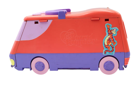 1995 Galoob Pound Puppies Van Bus Circus Playground playset