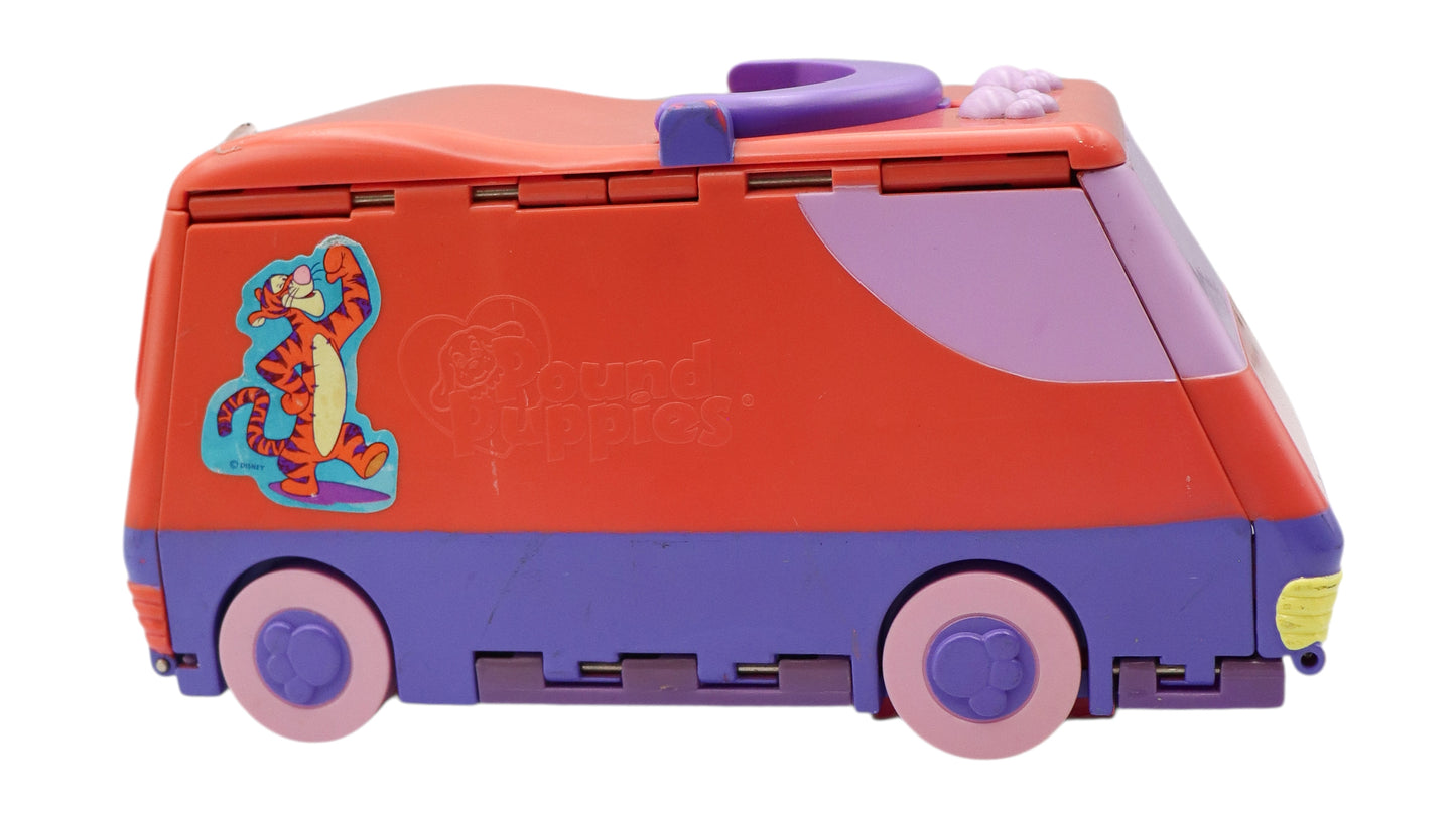 1995 Galoob Pound Puppies Van Bus Circus Playground playset