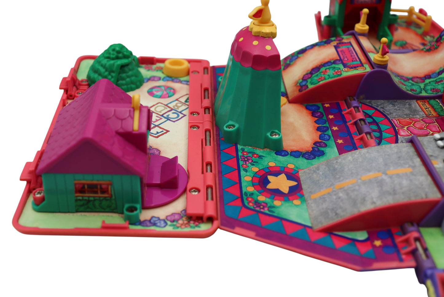 1995 Galoob Pound Puppies Van Bus Circus Playground playset
