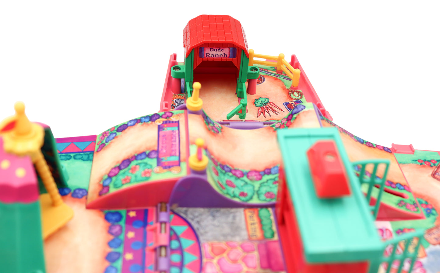 1995 Galoob Pound Puppies Van Bus Circus Playground playset