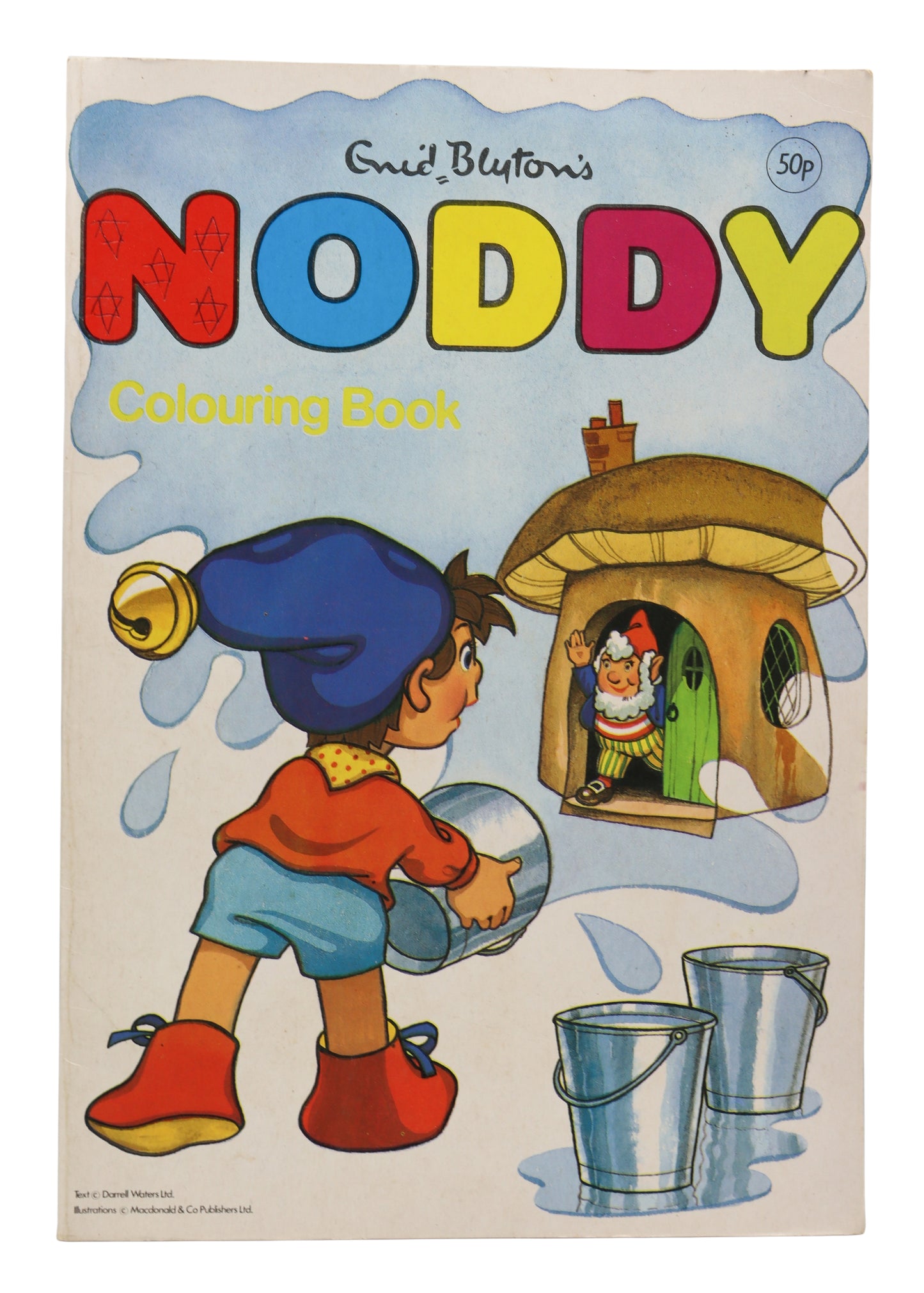 Vintage Enid Byton Noddy Coloring Book