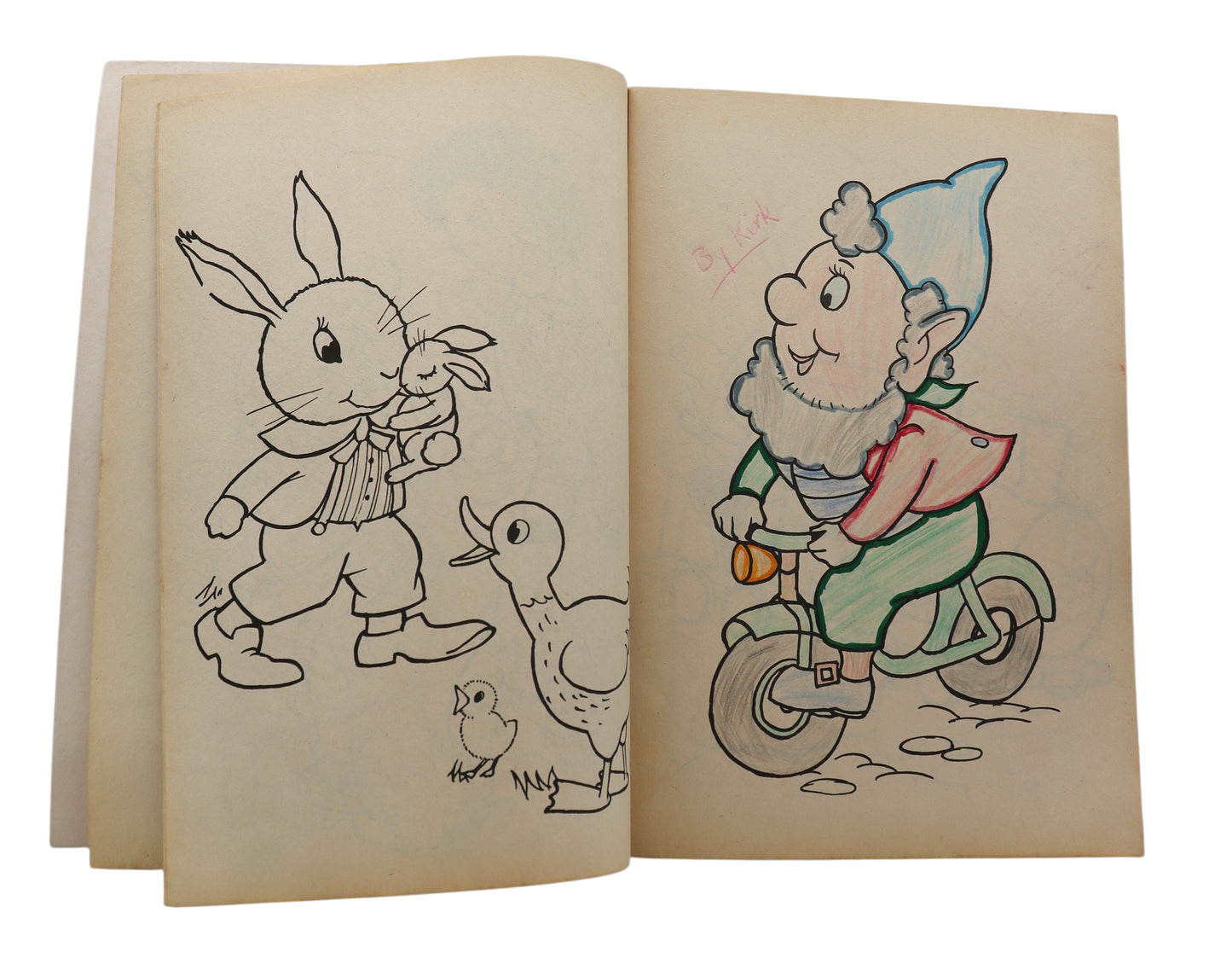 Vintage Enid Byton Noddy Coloring Book