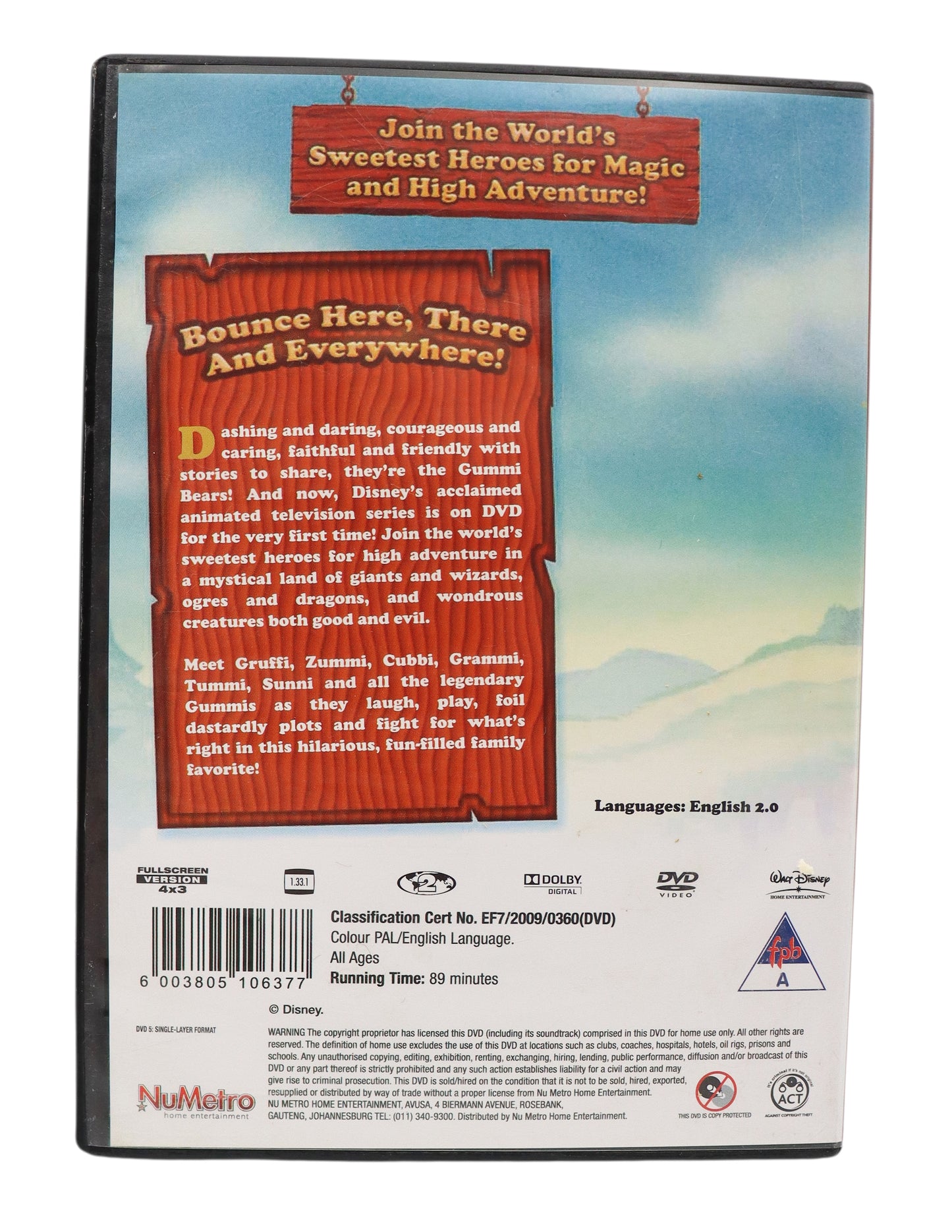 The Adventures Of The Gummi Bears Volume Eight DVD