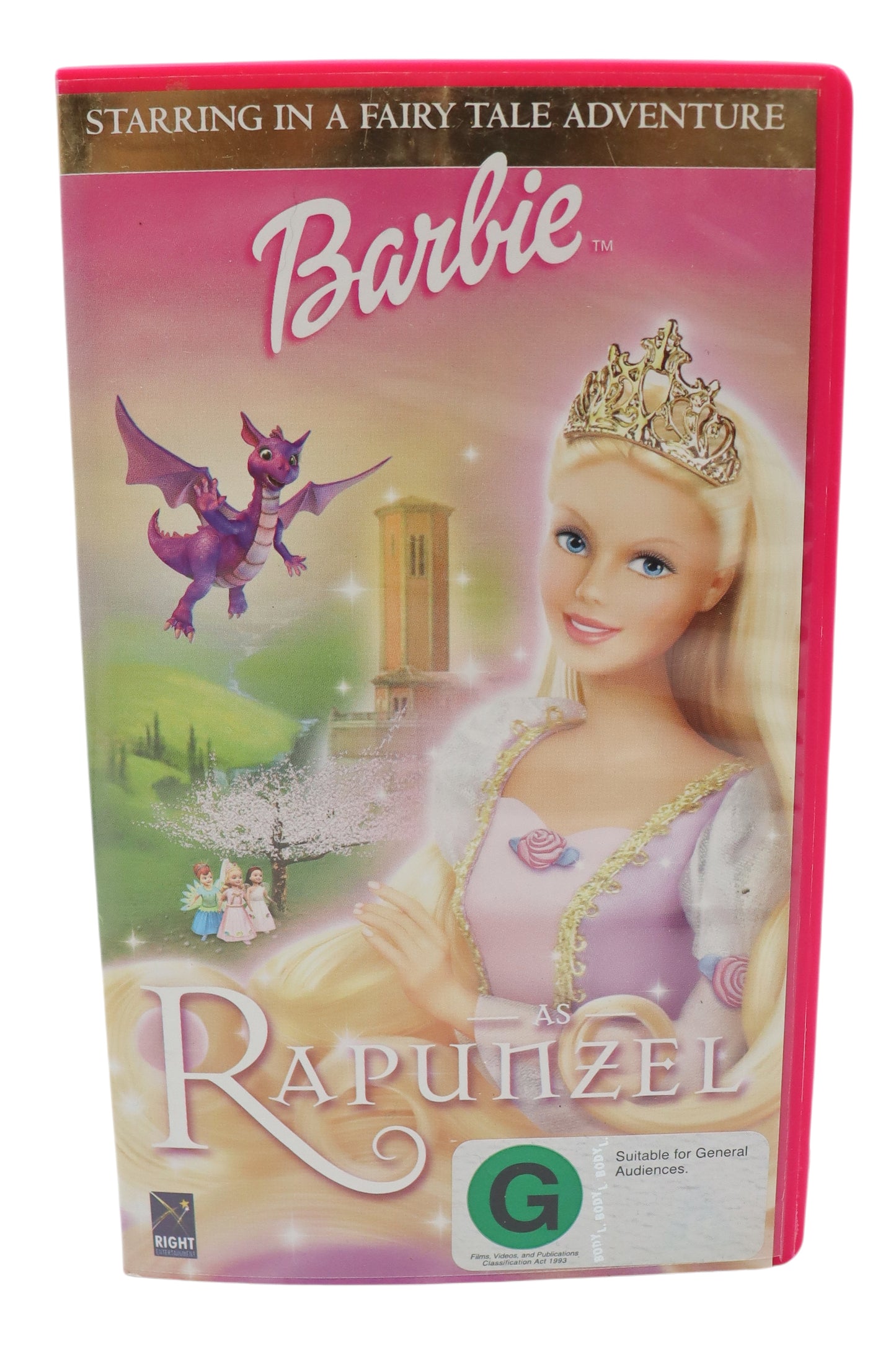Barbie Rapunzel VHS