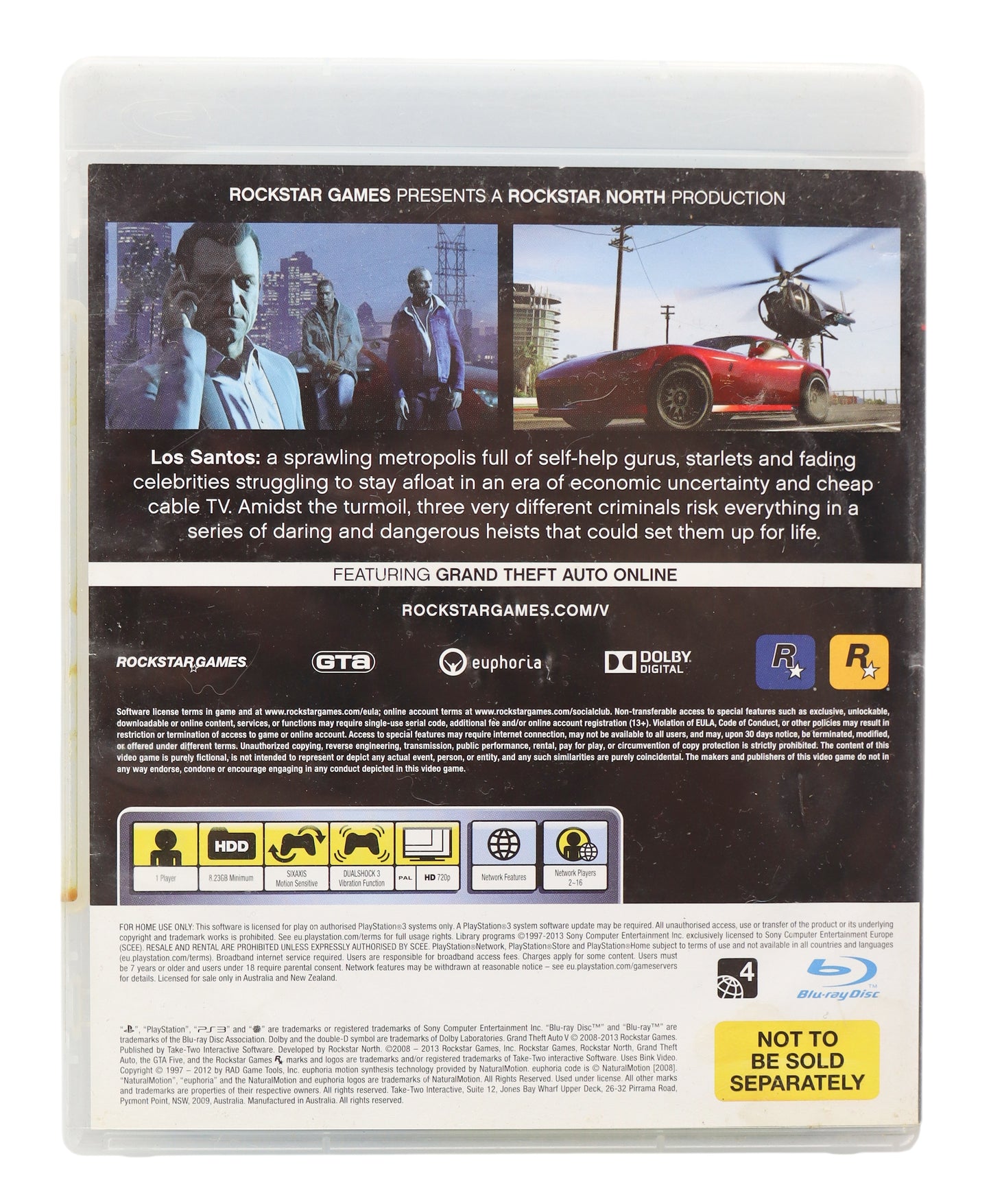 Playstation 3 Grand Theft Auto Five