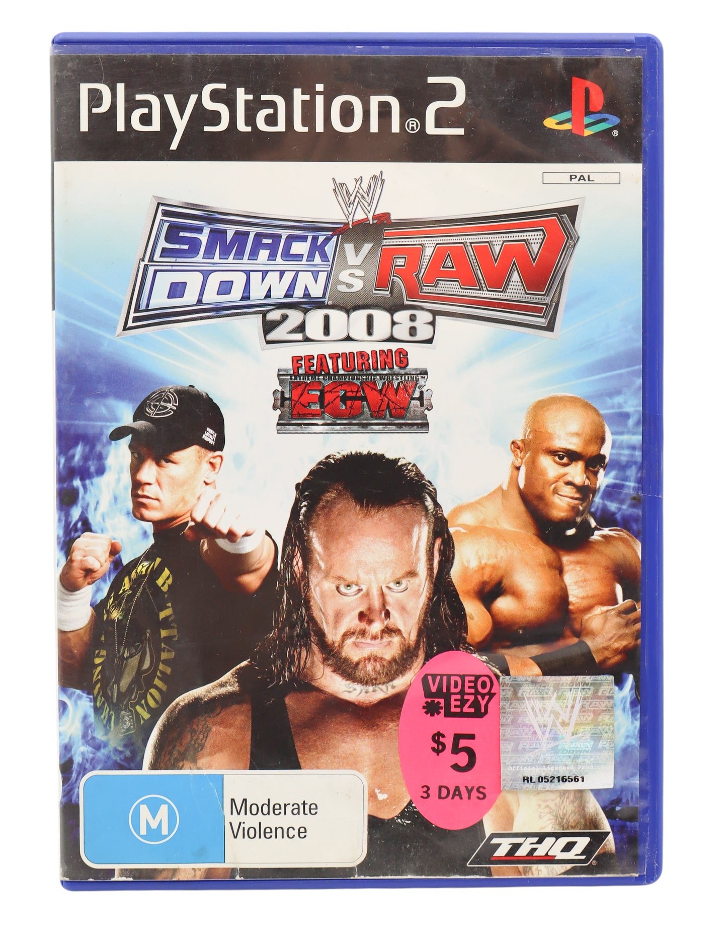 Playstation 2 Smack Down VS Raw 2008