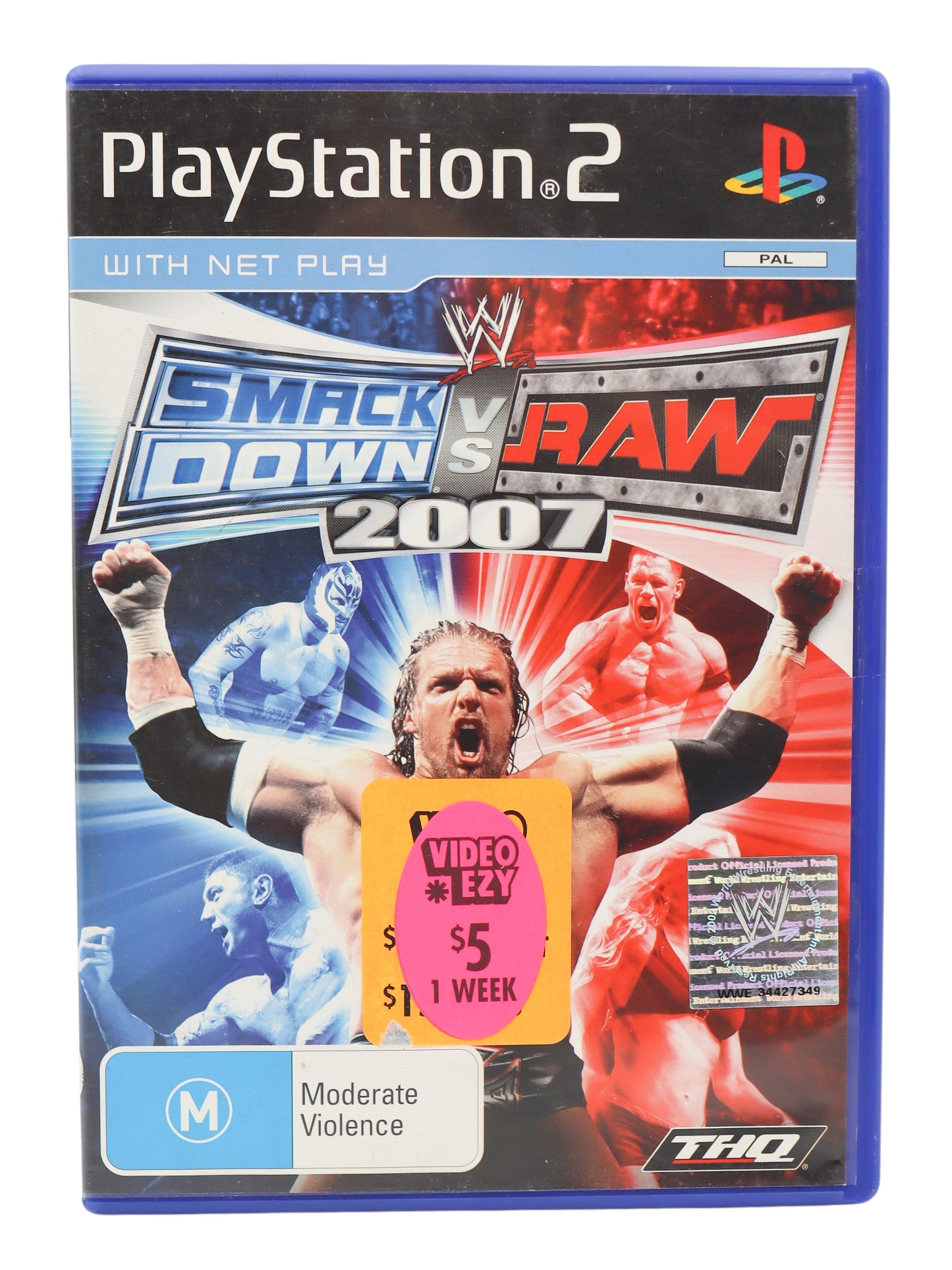 Playstation 2 Smack Down VS Raw 2007