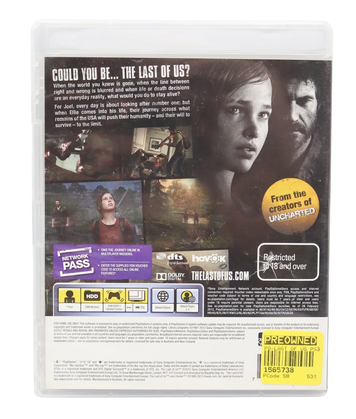 Playstation 3 The Last Of Us