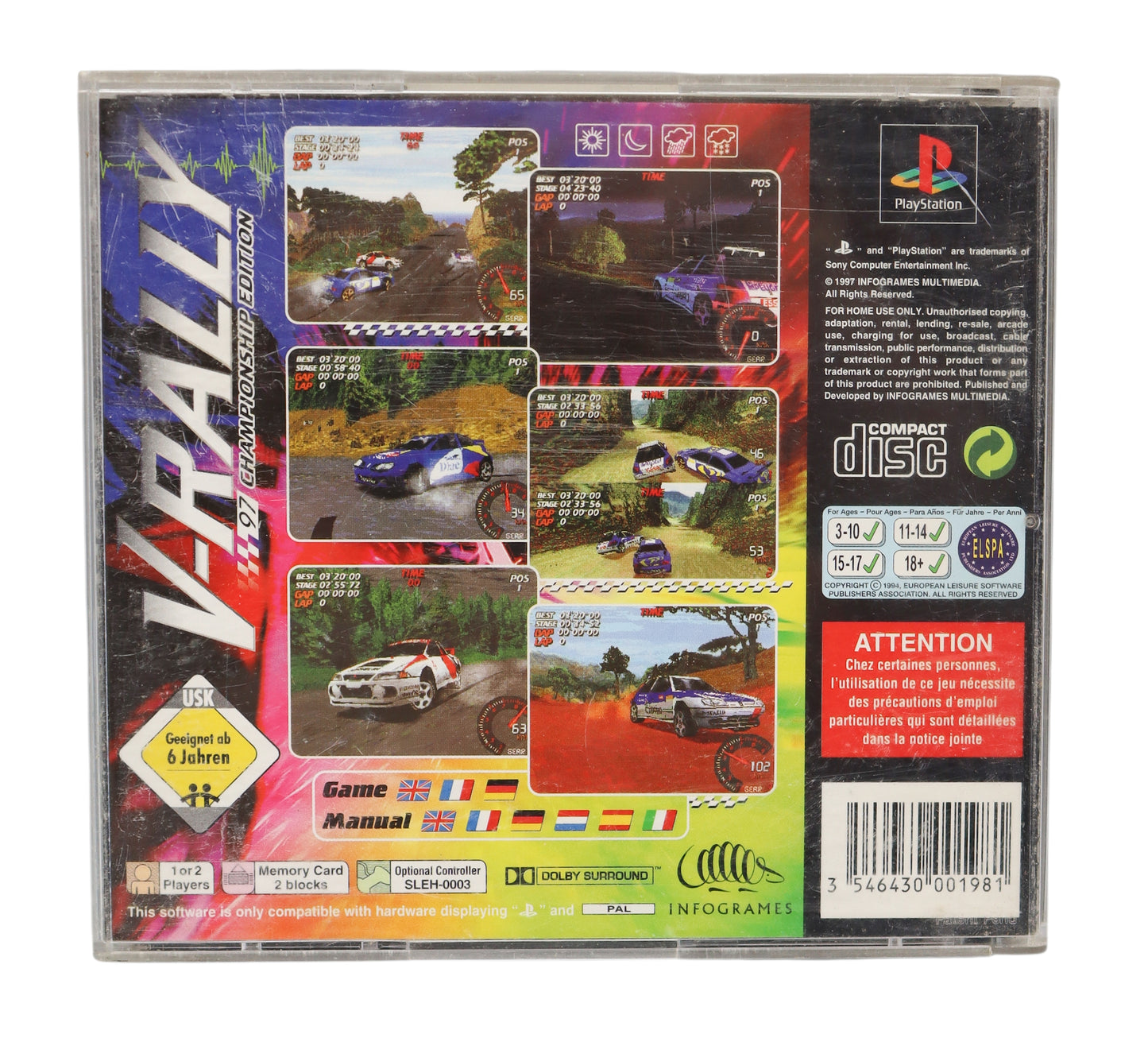 Playstation 1 V-Rally