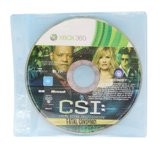 Xbox 360 CSI: Fatal Conspiracy