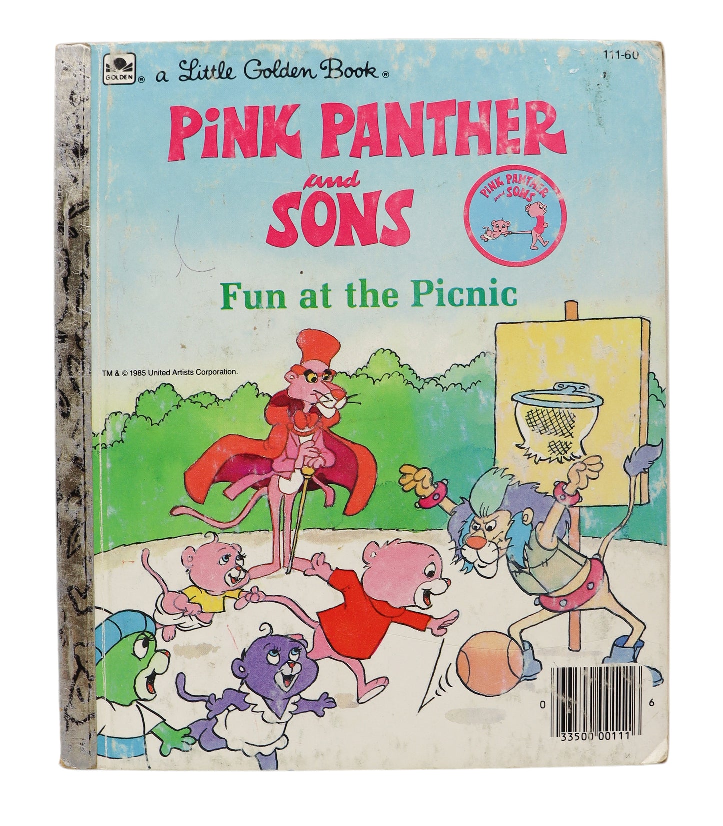 1985 Little Golden Books Pink Panther And Sons Fun At The Picnic