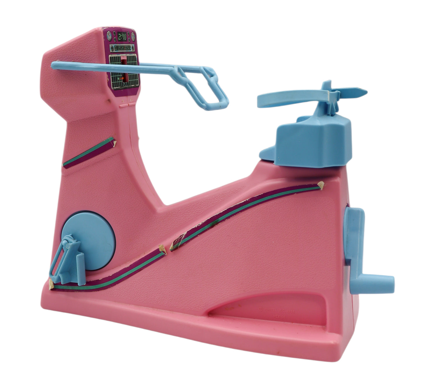 1983 Mattel Great Shape Barbie Workout Center Stationary Exercise Bike