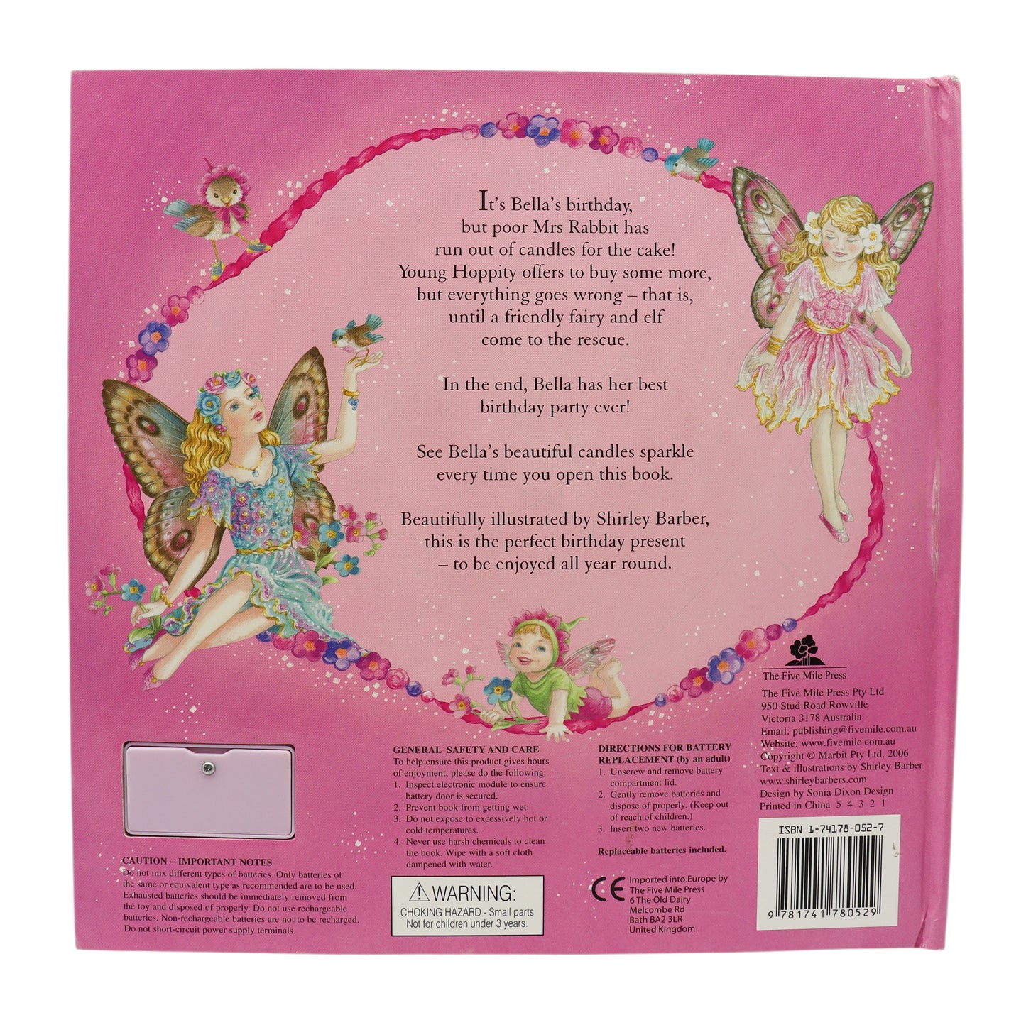 Shirley Barber Fairy Birthday Candles Book