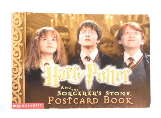 2001 Scholastic Harry Potter and the Sorcerer's Stone Postcard Book