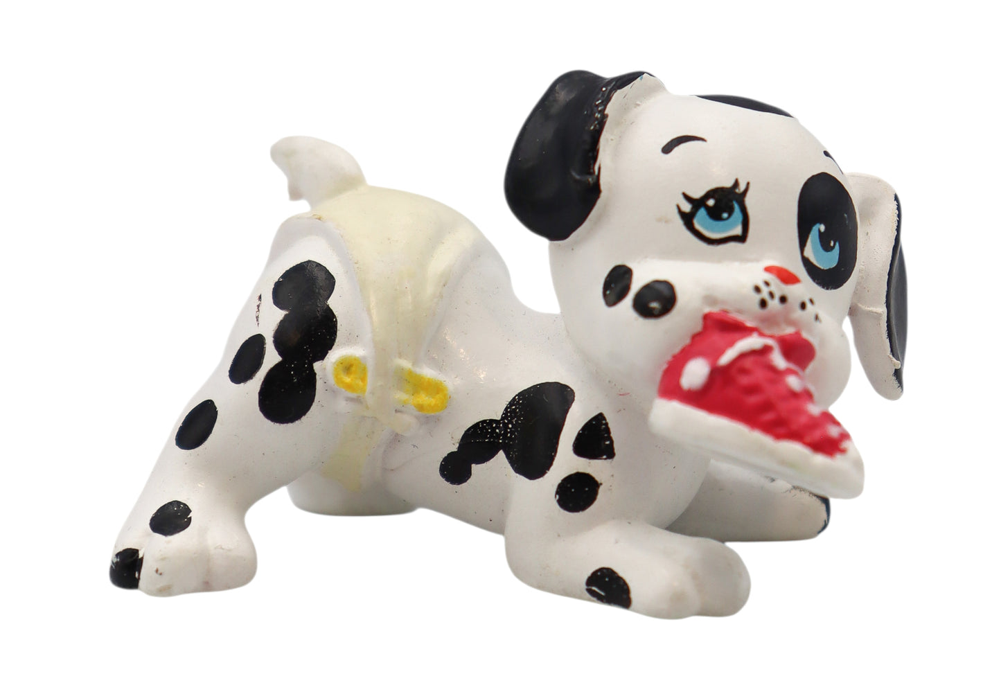 1991 Galoob Magic Diaper Babies Pets Dalmatian with shoe