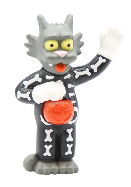 2011 Burger King The Simpsons Treehouse of Horror Halloween Scratchy skeleton action figure