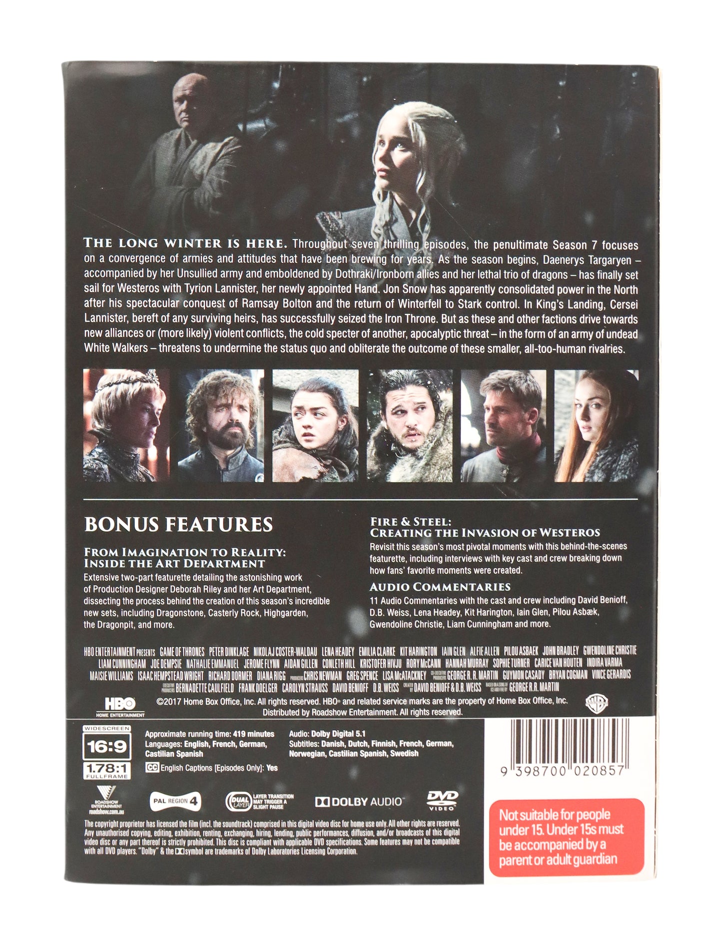 Game of Thrones: The Complete Seventh Season DVD Boxset