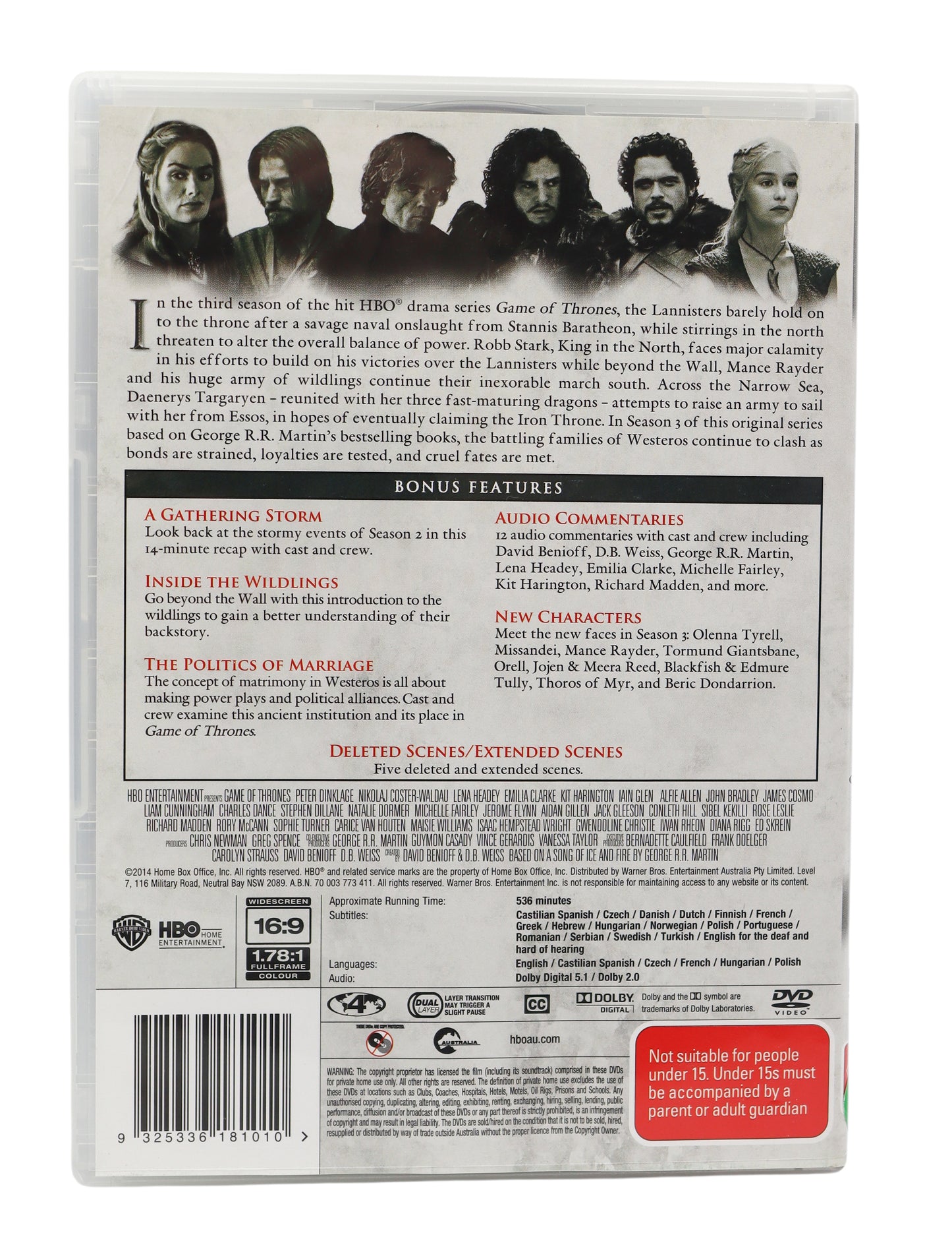 Game of Thrones: The Complete Third Season DVD Set