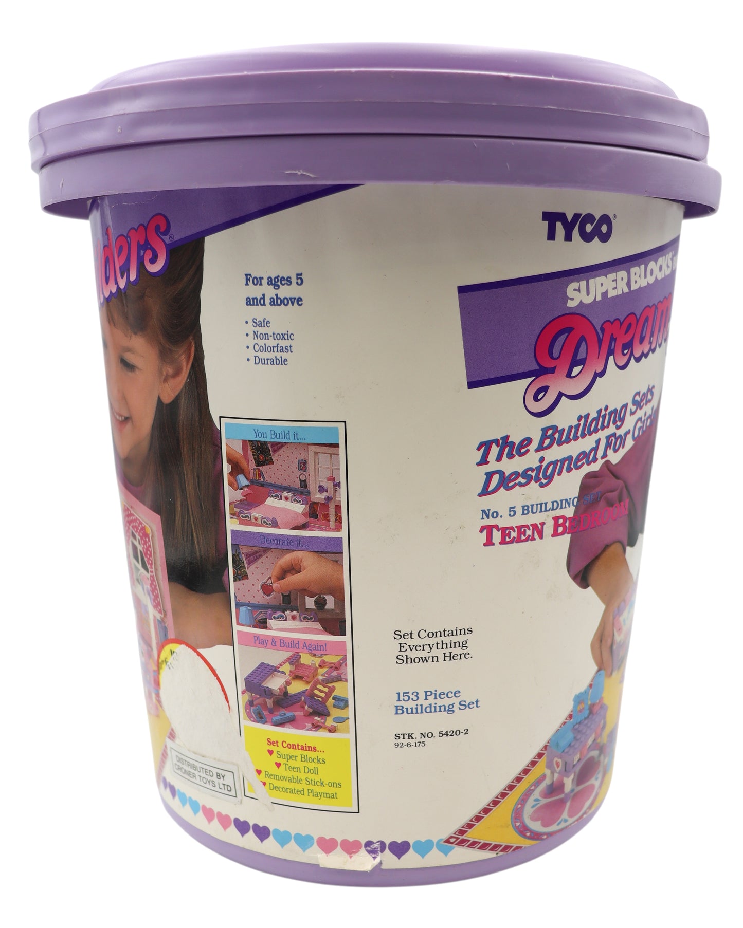 1990 Tyco Dream Builders SuperBlocks Bucket