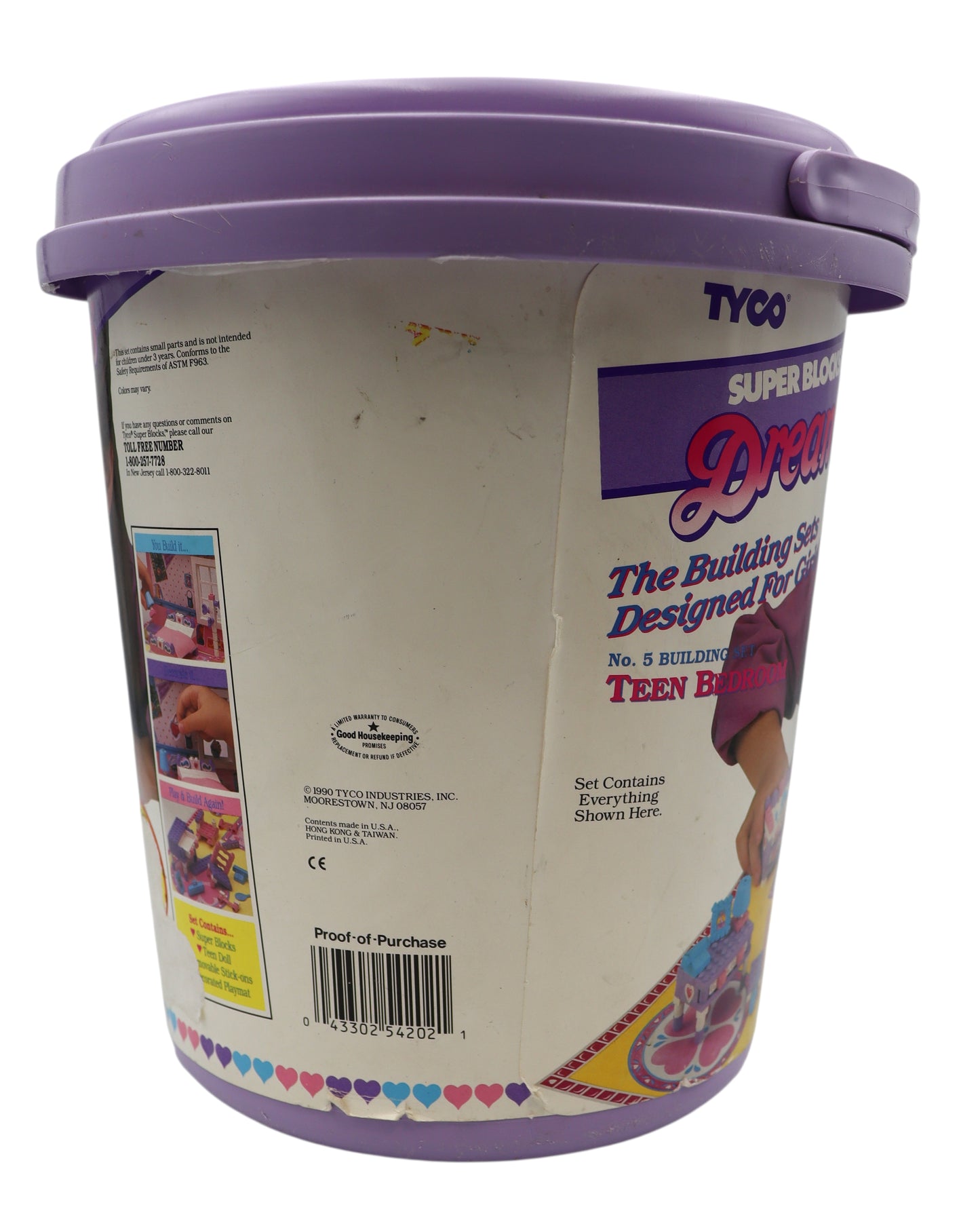1990 Tyco Dream Builders SuperBlocks Bucket