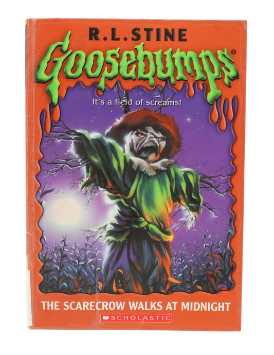 R.L Stine Goosebumps - The scarecrow walks at midnight Book