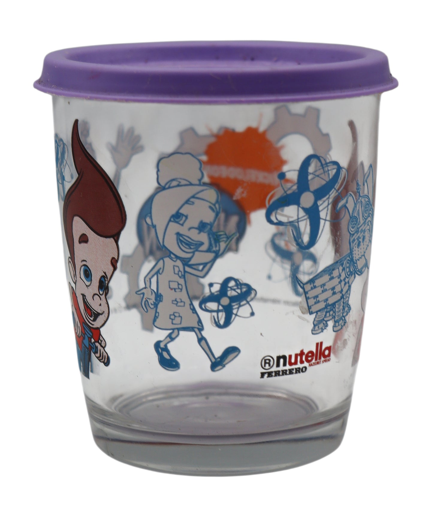 2007 Nutella Nickelodeon Jimmy Neutron Glass