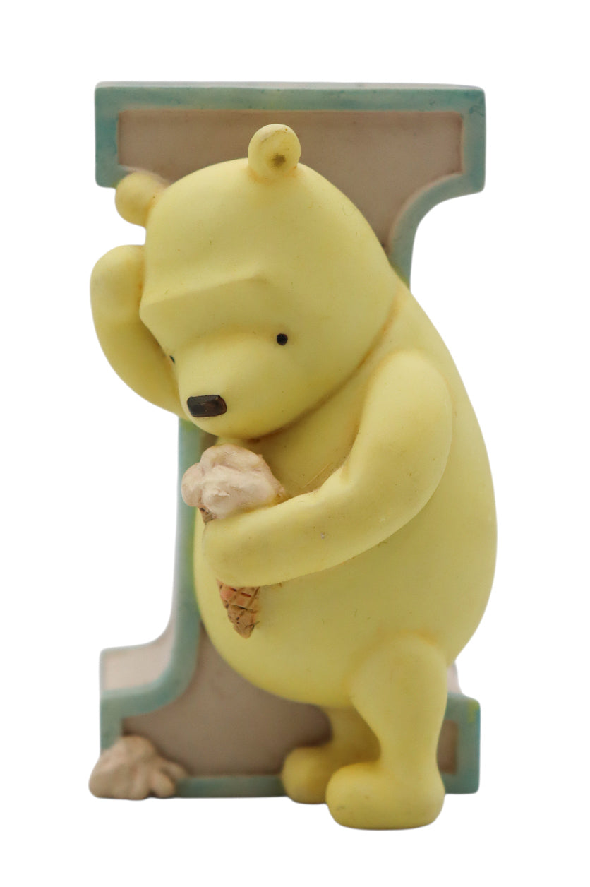 Vintage  Michel & Company Disney Classic Winnie The Pooh Alphabet Letter "I" Figurine