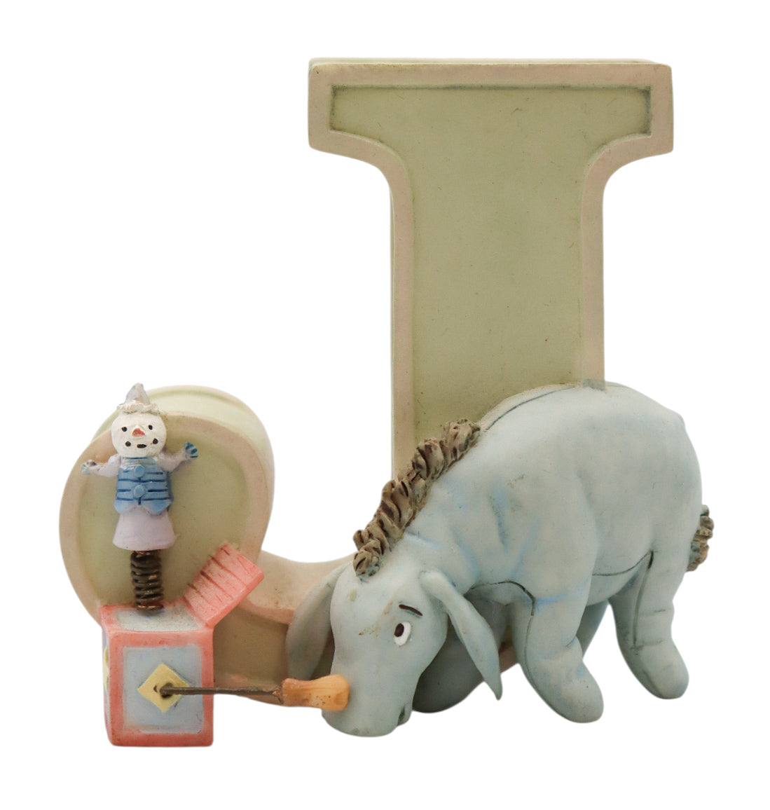 Vintage  Michel & Company Disney Classic Winnie The Pooh Alphabet Letter "J" Figurine