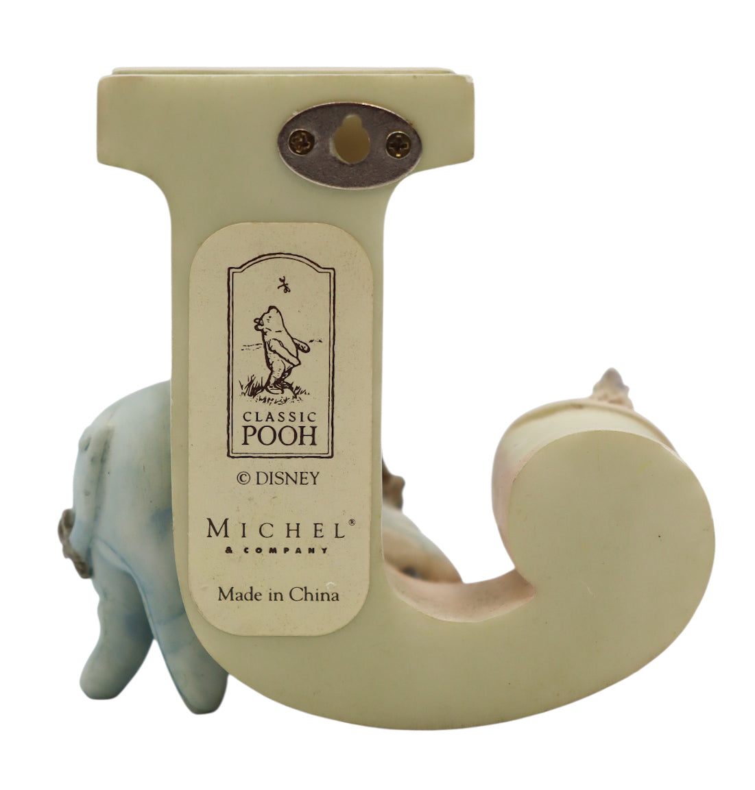 Vintage  Michel & Company Disney Classic Winnie The Pooh Alphabet Letter "J" Figurine