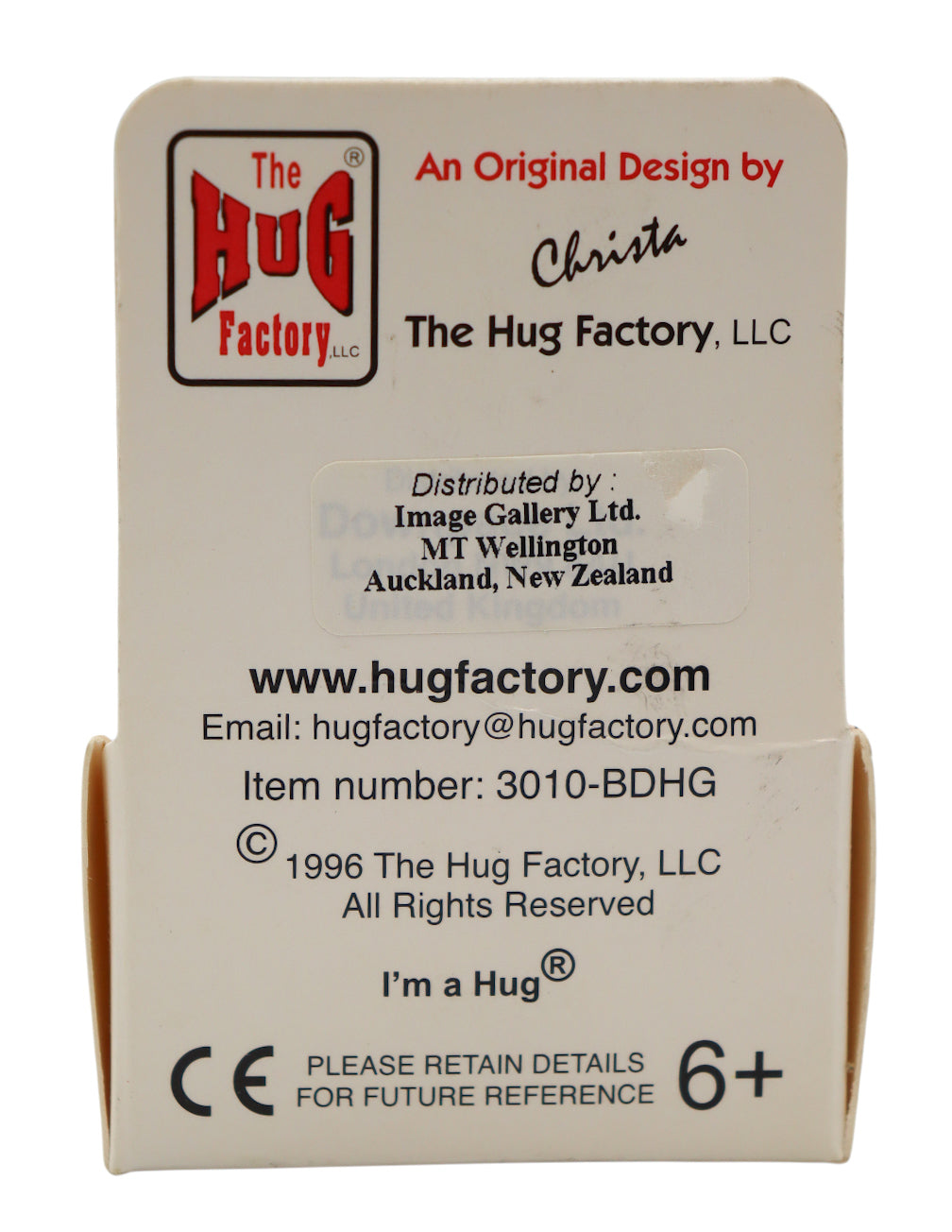 1996 The Hug Factory Birthday Hug