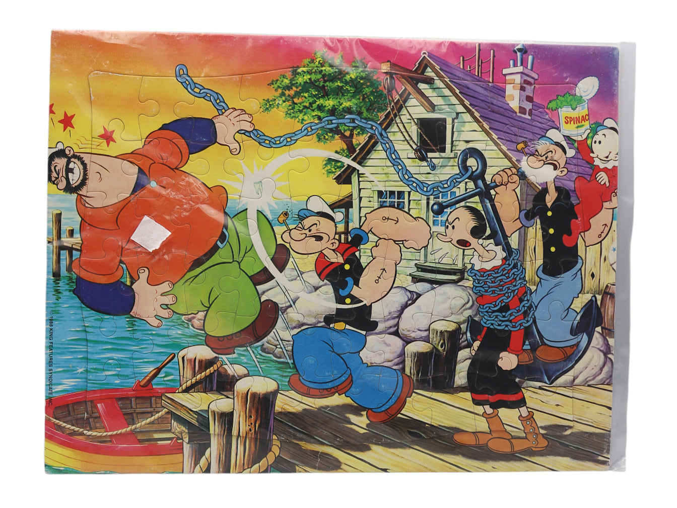 Vintage Holdson Popeye The Salior Man Puzzle