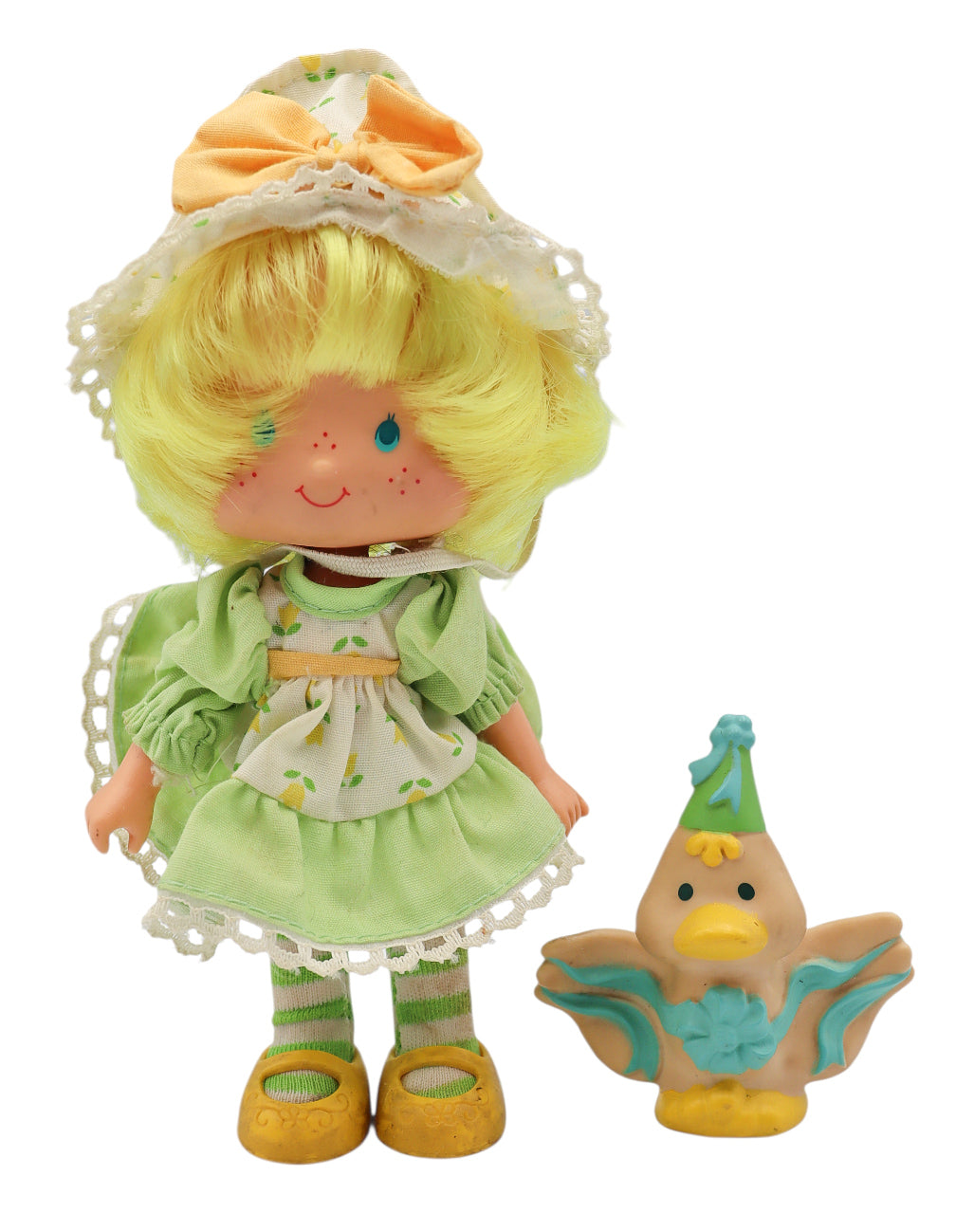 1984 Kenner Strawberry Shortcake Mint Tulip With Marsh Mallad Party Pleaser Doll