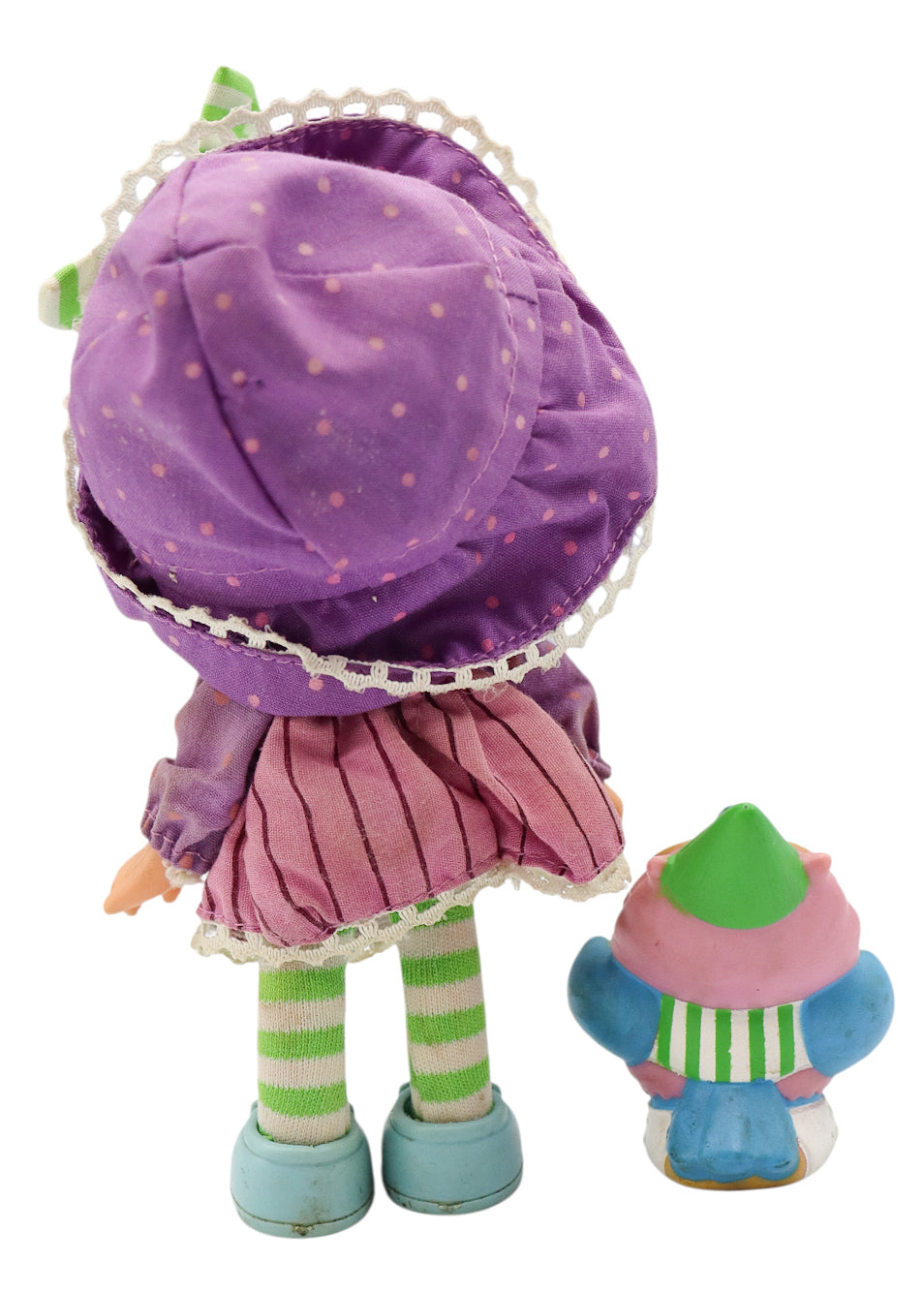 1984 Kenner Strawberry Shortcake Plum Pudding With Elderberry Owl Party Pleaser Doll
