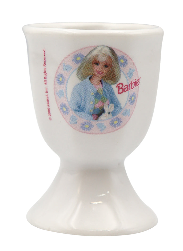 2000s Barbie Ceramic Egg Cup