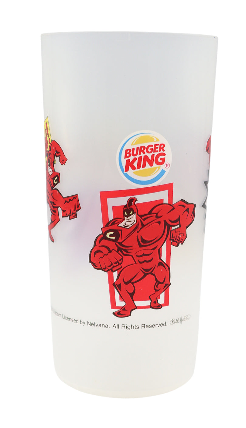 2004 Burger King Fairy Odd Parents Crimpson Chin Plastic Tumbler