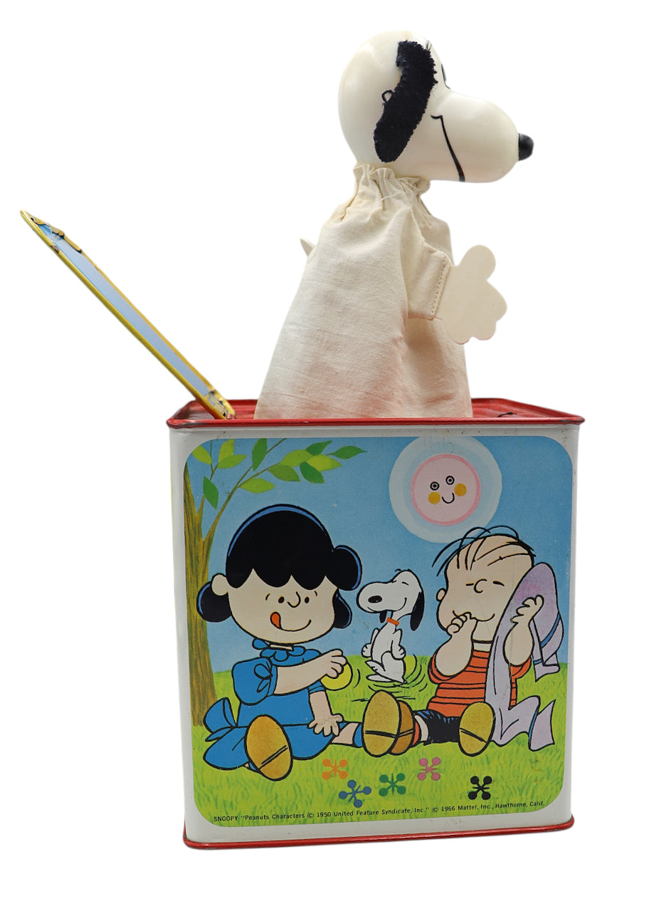 Mattel Snoopy Jack-in-the-Box