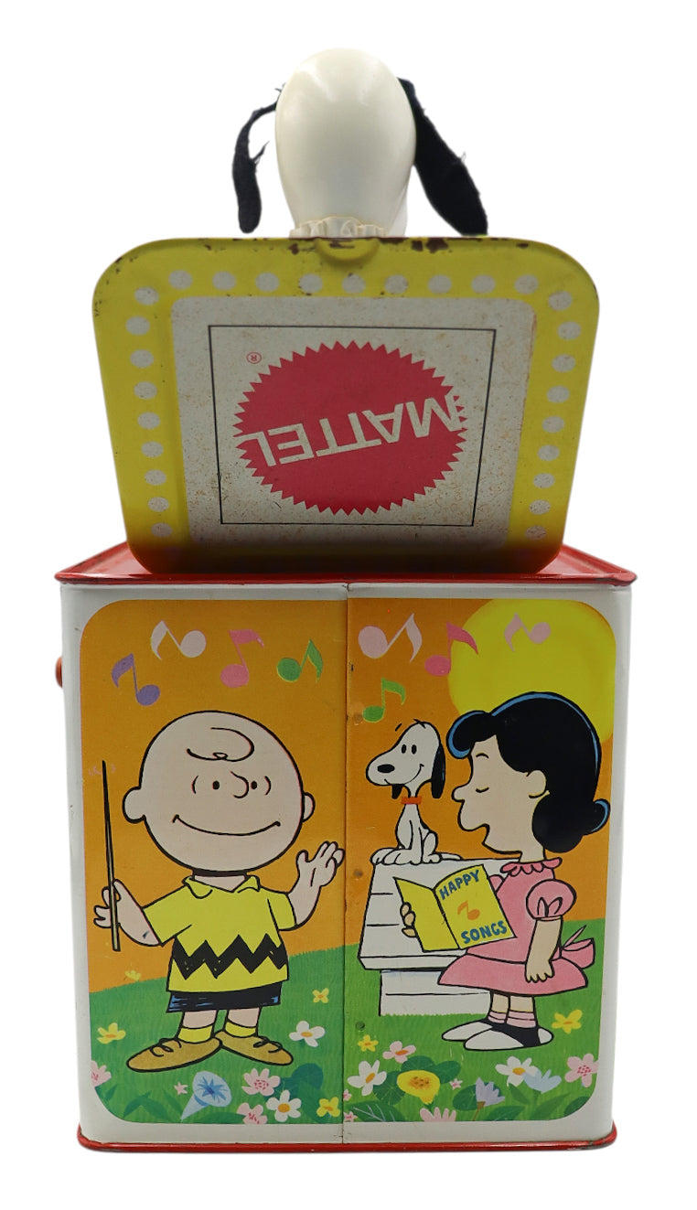 Mattel Snoopy Jack-in-the-Box