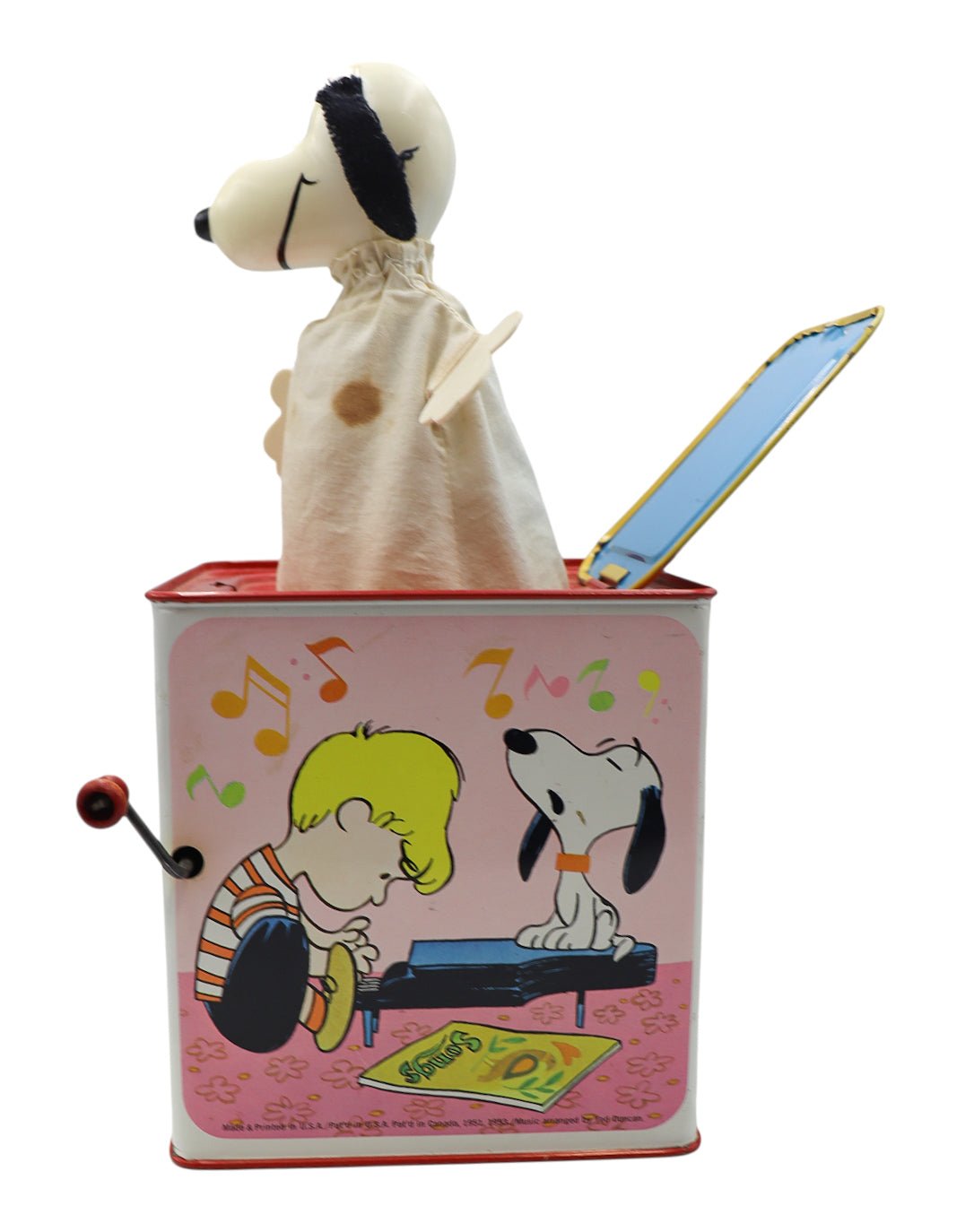 Mattel Snoopy Jack-in-the-Box