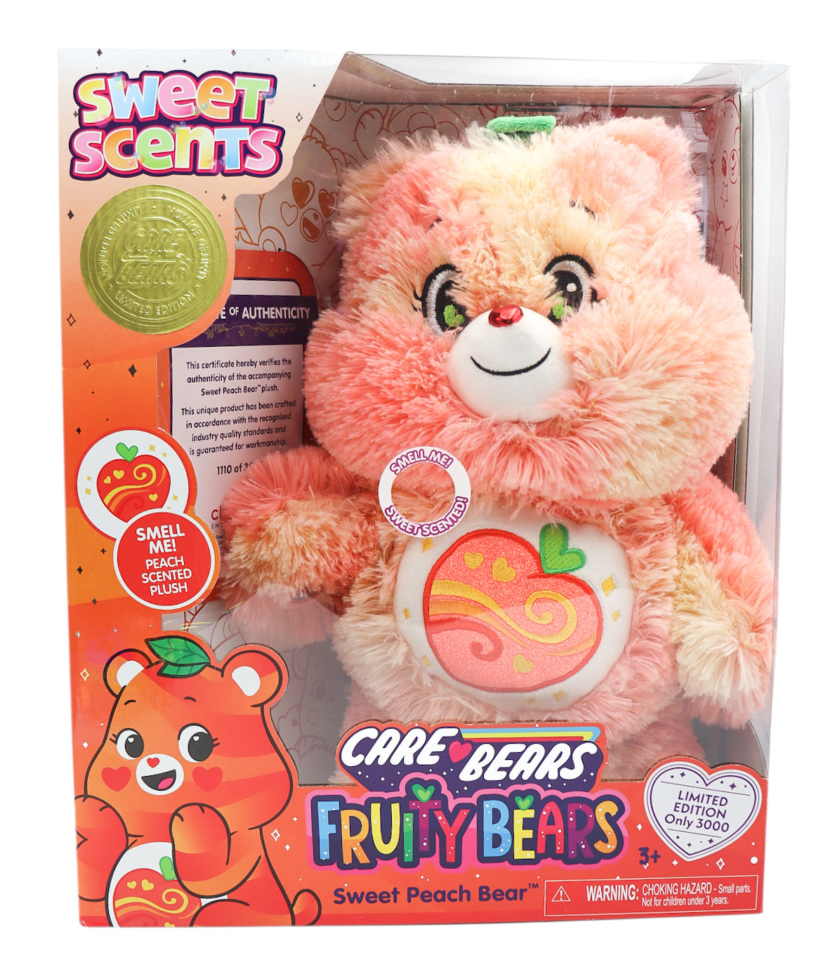 Care Bears Sweet Scents Fruity Bears Sweet Peach Bear