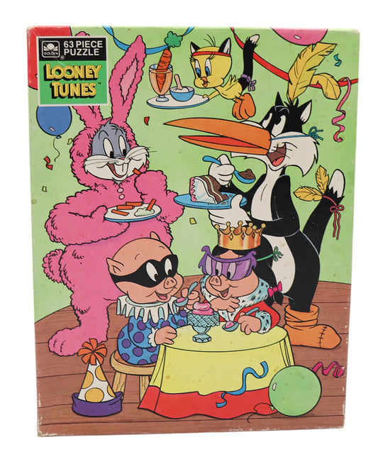 Golden 1990 Looney Tunes Costume Party Jigsaw Puzzle