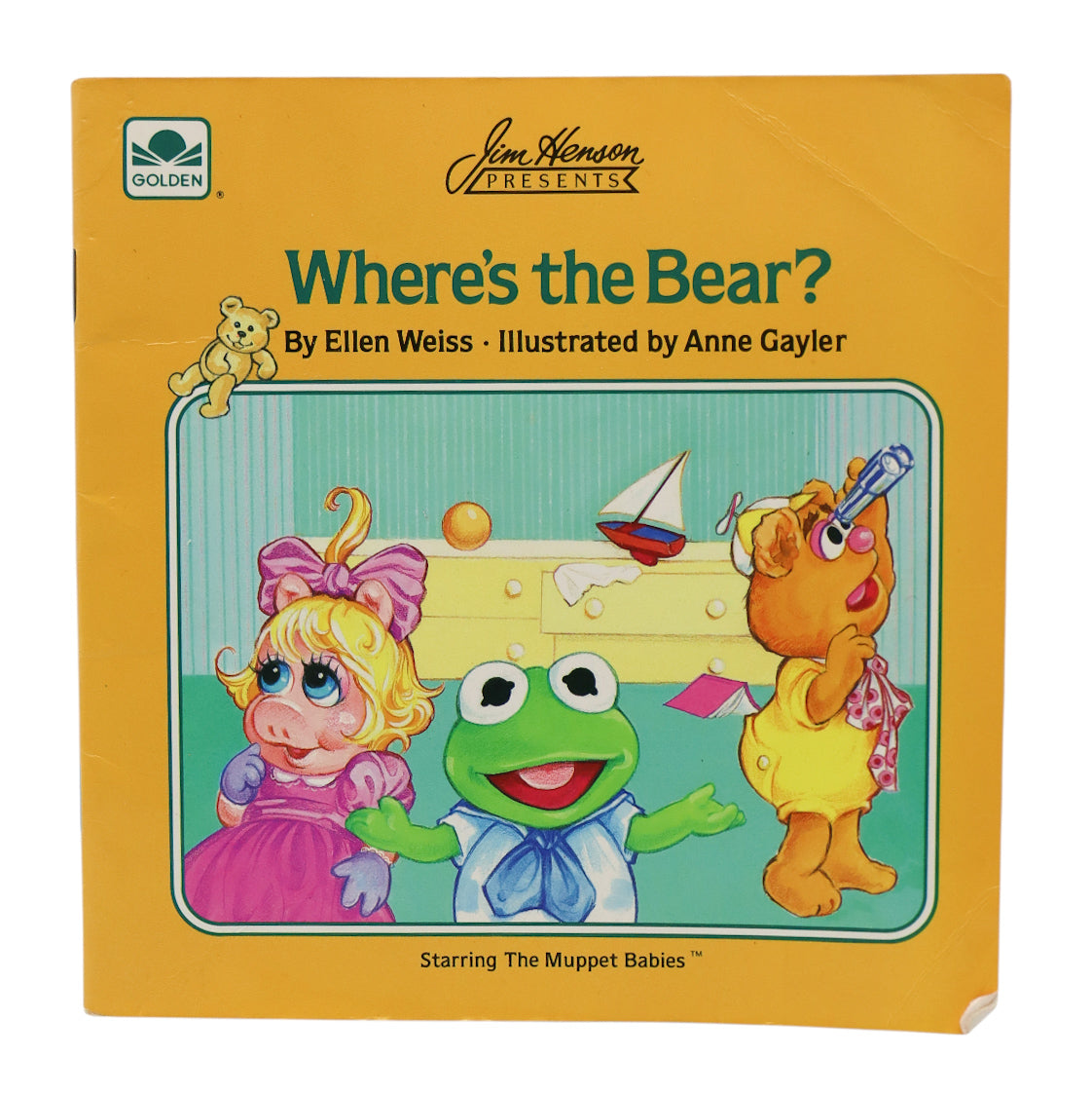 Golden Jim Henson Where's The Bear Book