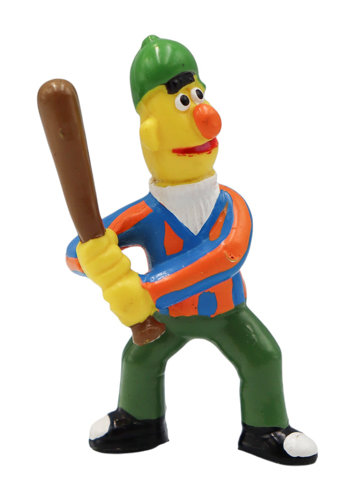 Vintage Applause Sesame Street Burt PVC Baseball Batter Figurine