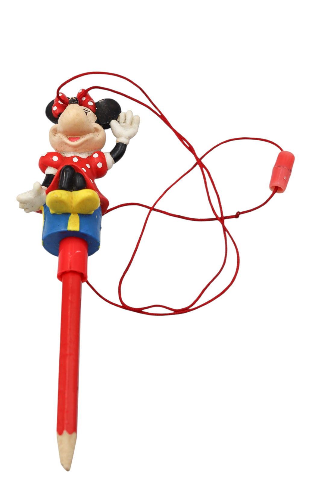 Vintage Disney Minnie Mouse Pencil Topper Necklace