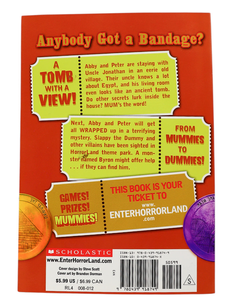 Goosebumps Horrorland Who's Your Mummy? Book