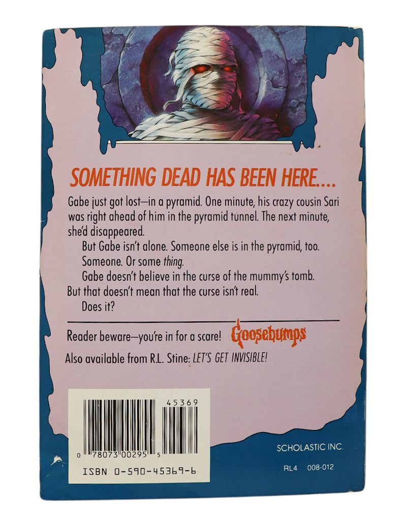 Goosebumps The Curse Of The Mummy's Tomb Book